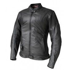 Helite XENA Women's Leather Airbag Jacket in Black