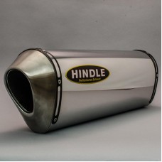 Hindle Exhaust for Yamaha Vmax (09-15) Dual Slipon Adapter with Evolution Satin Stainless Mufflers
