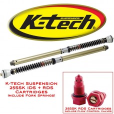 K-Tech Suspension 25SSK RDS Fork Cartridge for the Kawasaki ZX 6R '03-04