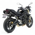 Leo Vince LV One Evo Carbon Fiber | 2 Slip-On Exhaust For Triumph Street Triple 675/R '07-12/'09-12
