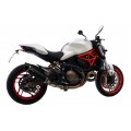 Leo Vince Lv One Evo Carbon Fiber | Slip-On Exhaust For Ducati Monster 821 2014-2016