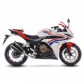 Leo Vince GP Duals Stainless Steel | Slip-On Exhaust For Honda CBR500R '13-19, CB500X '12-19, CB500F '13-19