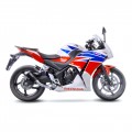 Leo Vince LV-10 Black Edition Stainless Steel | Slip-On Exhaust For Honda CBR300R '11-19, CB300F '15-19