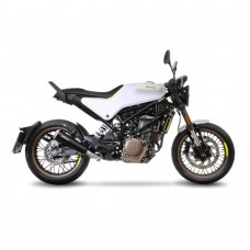 Leo Vince GP One Stainless Steel | Slip-on Exhaust For Husqvarna Svartpilen 401/Vitpilen 401 '18 -19