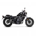 Leo Vince Classic Racer Black Edition Stainless Steel | Slip-On Exhaust For Honda CMX500REBEL 2017-2019 Leo Vince Classic Racer Black Edition Stainless Steel | Slip-On Exhaust For Honda CMX500REBEL 2017-2019