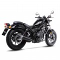 Leo Vince Classic Racer Black Edition Stainless Steel | Slip-On Exhaust For Honda CMX500REBEL 2017-2019 Leo Vince Classic Racer Black Edition Stainless Steel | Slip-On Exhaust For Honda CMX500REBEL 2017-2019