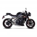 Leo Vince Factory S Carbon Fiber | Slip-On Exhaust For Triumph Speed Triple 1050/RS/S '18-19