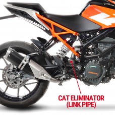 Leo Vince Cat Eliminator (Link Pipe) For KTM Duke 390/RC 390/Duke 125/RC 125 '17-19