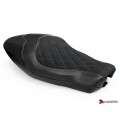 LUIMOTO (DIAMOND II) Rider Seat Cover for the DUCATI SCRAMBLER CAFE RACER