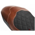 LUIMOTO (DIAMOND II) Rider Seat Cover for the DUCATI SCRAMBLER CAFE RACER