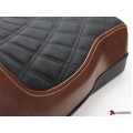 LUIMOTO (DIAMOND II) Rider Seat Cover for the DUCATI SCRAMBLER CAFE RACER