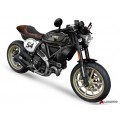 LUIMOTO (DIAMOND II) Rider Seat Cover for the DUCATI SCRAMBLER CAFE RACER