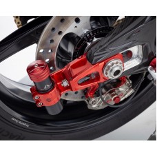 Motocorse Billet Aluminum Chain Adjuster and Rear Brake Caliper Support Bracket for OVERSUSPENSION for Ducati Panigale / Streetfighter V4 (2025+) Motocorse Billet Aluminum Chain Adjuster and Rear Brake Caliper Support Bracket for OVERSUSPENSION for Ducati Panigale / Streetfighter V4 (2025+)