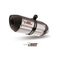 MIVV 2 Slip-on, Suono Stainless Steel, Standard Exhaust For Aprilia Shiver 750 2008-2016