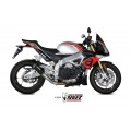 MIVV Slip-on, MK3 Black, Standard Exhaust For Aprilia Tuono V4 1100 2018-2020 MIVV Slip-on, MK3 Black, Standard Exhaust For Aprilia Tuono V4 1100 2018-2020