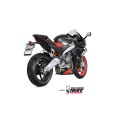 MIVV Full System 1x1, Delta Race Black, Standard Exhaust For Aprilia RS 660 / Tuono 660