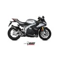 MIVV Slip-on, SR-1 Black Titanium, Standard Exhaust For Aprilia RSV4/Tuono V4 1100 2021-2023 MIVV Slip-on, SR-1 Black Titanium, Standard Exhaust For Aprilia RSV4/Tuono V4 1100 2021-2023