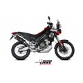 MIVV Slip-on, Dakar Black Stainless Steel, Standard Exhaust For Aprilia Tuareg 660 2022-2023 MIVV Slip-on, Dakar Black Stainless Steel, Standard Exhaust For Aprilia Tuareg 660 2022-2023