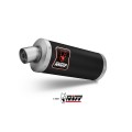 MIVV Slip-on, Dakar Black Stainless Steel, Standard Exhaust For Aprilia Tuareg 660 2022-2023 MIVV Slip-on, Dakar Black Stainless Steel, Standard Exhaust For Aprilia Tuareg 660 2022-2023