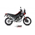 MIVV Slip-on, Dakar Stainless Steel, Standard Exhaust For Aprilia Tuareg 660 2022-2023