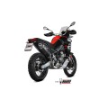 MIVV Slip-on, Speed Edge Black Stainless Steel, Standard Exhaust For Aprilia Tuareg 660 2022-2023 MIVV Slip-on, Speed Edge Black Stainless Steel, Standard Exhaust For Aprilia Tuareg 660 2022-2023