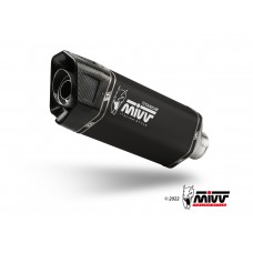MIVV Slip-on, SR-1 Black Titanium, Standard Exhaust For Aprilia RSV4 / Tuono V4 1100 2021-2024
