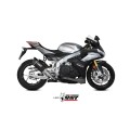 MIVV Slip-on, SR-1 Black Titanium, Standard Exhaust For Aprilia RSV4 / Tuono V4 1100 2021-2024 MIVV Slip-on, SR-1 Black Titanium, Standard Exhaust For Aprilia RSV4 / Tuono V4 1100 2021-2024