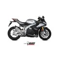 MIVV Slip-on, SR-1 Titanium, Standard Exhaust For Aprilia RSV4 / Tuono V4 1100 2021-2024 MIVV Slip-on, SR-1 Titanium, Standard Exhaust For Aprilia RSV4 / Tuono V4 1100 2021-2024