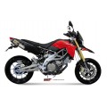MIVV Sound Inox, 2 Slip-On, Under The Saddle Position Exhaust For Aprilia Dorsoduro 750 2008-2020 MIVV Sound Inox, 2 Slip-On, Under The Saddle Position Exhaust For Aprilia Dorsoduro 750 2008-2020