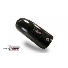 MIVV Carbon heatshield For Mivv Exhausts For Aprilia Tuareg 660, Ducati Monster 821 / 1200, Honda XL750 Transalp, and Husqvarna Norden 901