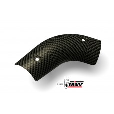 MIVV optional carbon heat shield Exhaust For Kawasaki Z1000SX (Ninja 1000) 2020-2022