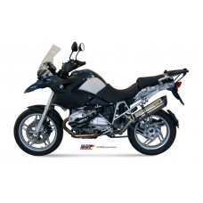 MIVV Slip-on, Suono Stainless Steel, Standard Exhaust For BMW R 1200 GS / Adventure 2004-2007