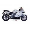 MIVV Slip-on, Oval Carbon, Standard Exhaust For BMW K 1300 R / S 2009-2016 MIVV Slip-on, Oval Carbon, Standard Exhaust For BMW K 1300 R / S 2009-2016