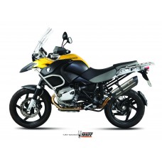 MIVV Slip-on, Suono Stainless Steel, Standard Exhaust For BMW R 1200 GS / Adventure 2010-2012