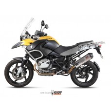 MIVV Slip-on, Oval Titan, Standard Exhaust For BMW R 1200 GS / Adventure 2010-2012