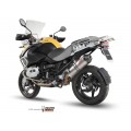 MIVV Slip-on, Oval Titan, Standard Exhaust For BMW R 1200 GS / Adventure 2010-2012 MIVV Slip-on, Oval Titan, Standard Exhaust For BMW R 1200 GS / Adventure 2010-2012