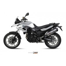 MIVV Slip-on, Oval Titan, Standard Exhaust For BMW F 700 GS 2012-2017 MIVV Slip-on, Oval Titan, Standard Exhaust For BMW F 700 GS 2012-2017