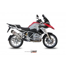 MIVV Slip-on, Oval Titan, Standard Exhaust For BMW R 1200 GS / Adventure 2013-2018