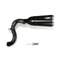 MIVV Slip-on, X-cone Black, Alto/High up Exhaust For BMW R NINE T 2014-2021