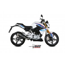MIVV Full System 1X1, GPpro Black, Standard Exhaust For BMW G310 R 2018-2021 MIVV Full System 1X1, GPpro Black, Standard Exhaust For BMW G310 R 2018-2021