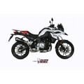 MIVV Slip-on, Delta Race Black, Standard Exhaust For BMW F 750 GS / F 850 GS 2018-2021 MIVV Slip-on, Delta Race Black, Standard Exhaust For BMW F 750 GS / F 850 GS 2018-2021