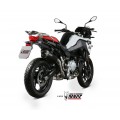 MIVV Slip-on, Delta Race Black, Standard Exhaust For BMW F 750 GS / F 850 GS 2018-2021 MIVV Slip-on, Delta Race Black, Standard Exhaust For BMW F 750 GS / F 850 GS 2018-2021