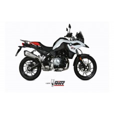 MIVV Slip-on, Delta Race Stainless Steel, Standard Exhaust For BMW F 750 GS / F 850 GS 2018-2021