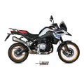 MIVV Slip-on, Delta Race Stainless Steel, Standard Exhaust For BMW F 750 GS / F 850 GS 2018-2021