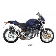 MIVV 2 Slip-on, GP Carbon, Standard Exhaust For Ducati Monster S4R 03-05, Monster S2R 800 05-07, Monster S2R 1000 06-07