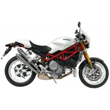 MIVV 2 Slip-on, X-cone Stainless Steel, Standard Exhaust For Ducati Monster S4Rs 2006-2008