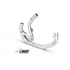 MIVV No-kat pipe. Exhaust For Ducati Hypermotard 1100 Evo 2010-2012