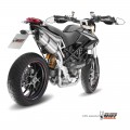 MIVV Slip-on, Suono Stainless Steel, Standard Exhaust For Ducati Hypermotard 1100 07-09, Hypermotard 1100 Evo 10-12 MIVV Slip-on, Suono Stainless Steel, Standard Exhaust For Ducati Hypermotard 1100 07-09, Hypermotard 1100 Evo 10-12