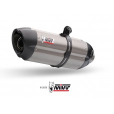 MIVV Slip-on, Suono Full Titanium, Standard Exhaust For Ducati Hypermotard 1100 07-09, Hypermotard 1100 Evo 10-12