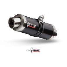 MIVV 2 Slip-on, GP Black, Standard Exhaust For Ducati Monster 696 2008-2014